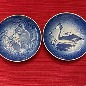 Mother's Day, Bing & Grondahl 1977 & 1978, Collectible 6" Plates (2)